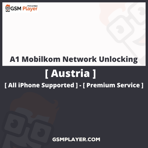 A1 Mobilkom Network Unlocking - [ Austria ] - [ All iPhone Supported ] - [ Premium Service ]