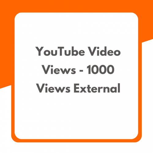 YouTube Video Views – 1000 Views External
