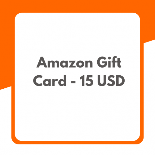 Amazon Gift Card –
  [ 15 USD ]