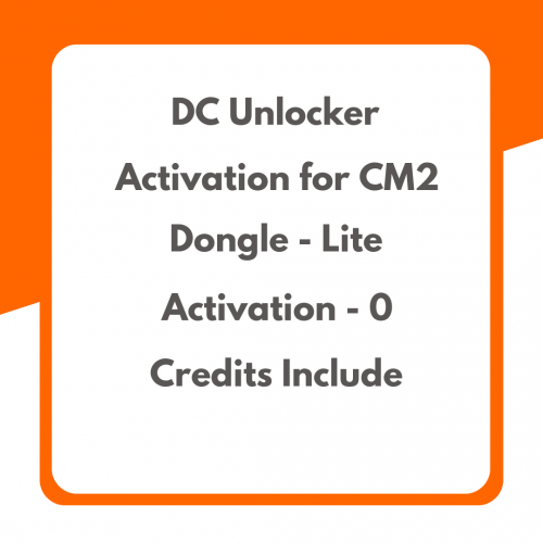 DC Unlocker Activation for CM2 Dongle – Lite Activation – 0 Credits Include