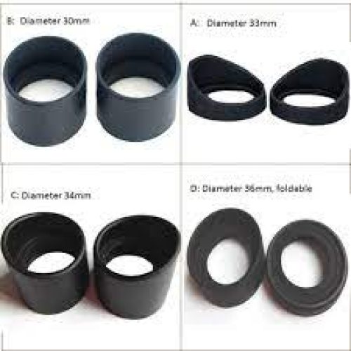 Eye Guards Stereo Microscope Eyepiece Eye Cups Diameter 32-35mm Rubber Eye Cups Eyecups Eyepiece Cover Guards