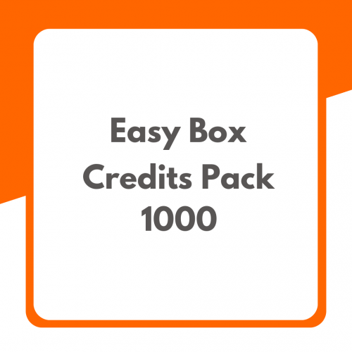 Easy Box Credits Pack 1000