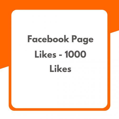 Facebook Page Likes – 1000 Likes