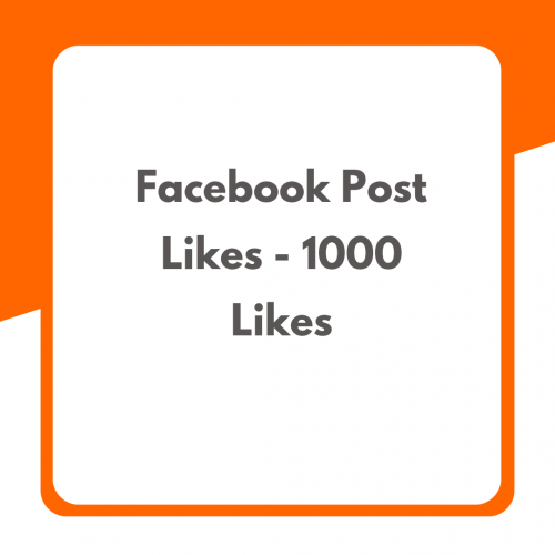 Facebook Post Likes – 1000 Likes