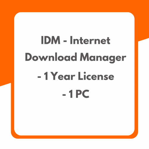 IDM – Internet Download Manager – 1 Year License – 1 PC