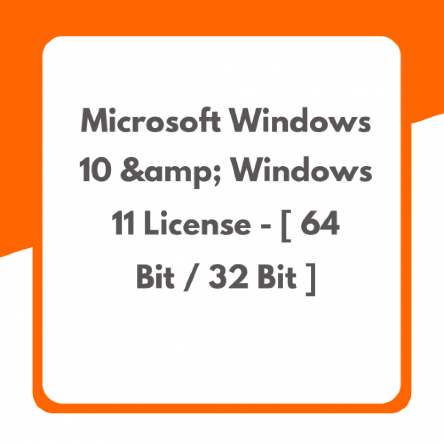 Microsoft Windows 10 & Windows 11 License - [ 64 Bit / 32 Bit ] Price ...