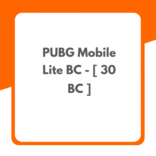 PUBG Mobile Lite BC – [ 30 BC ]