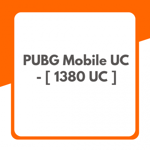 PUBG Mobile UC – [ 1380 UC ]