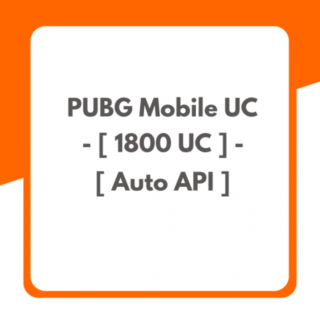 PUBG Mobile UC - [ 1800 UC ] - [ Auto API ] - GSM Player (Pvt.) Limited