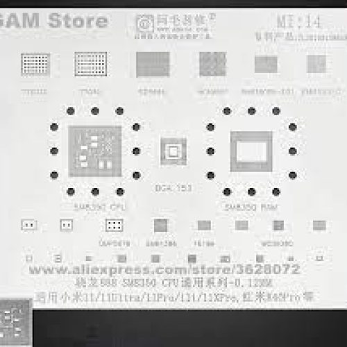 Amaoe Mi14 BGA Reballing Stencil