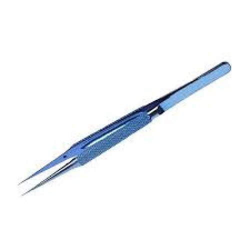 Titanium Blue Tweezer Straight Head