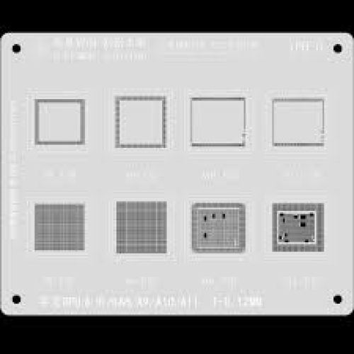 iPH-5 MiJing CPU Rework Repair BGA Reballing Stencil for iPhone 6-X