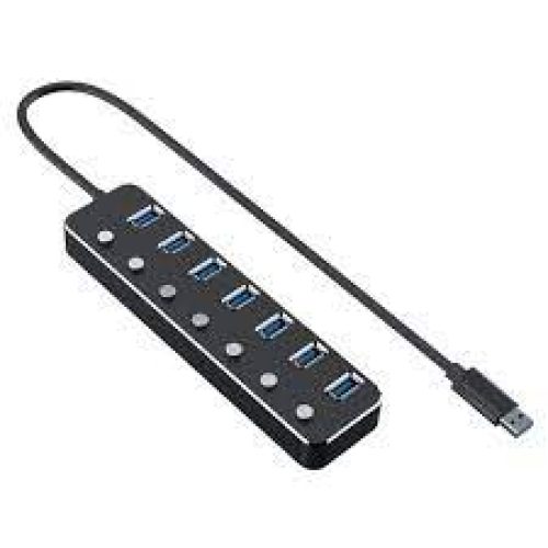 Aluminum Alloy 7 Ports USB 3.0 HUB