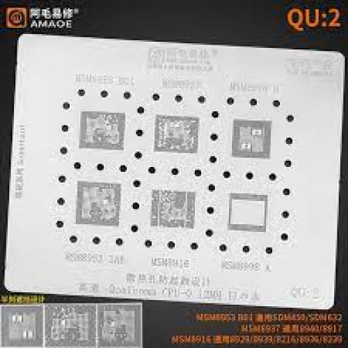 Qualcomm CPU QU2 Stencil AMAOE