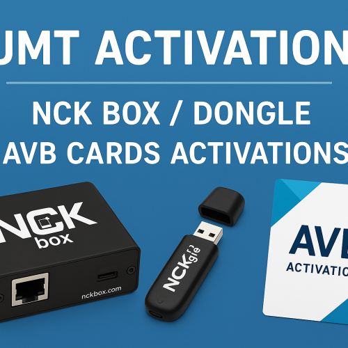 UMT Activation For [ NCK BOX / DONGLE ] – [ AVB Cards Activations ] Instant