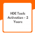 HDE Tools Time
  License 2 Year Access